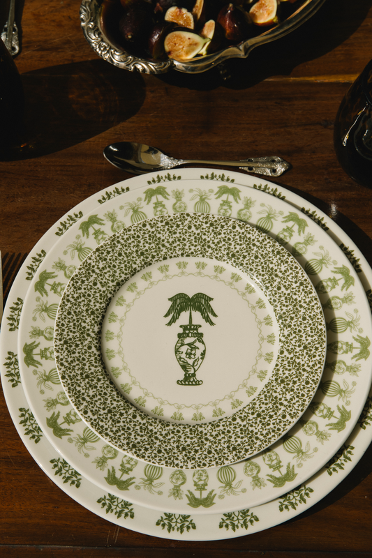 Palma – Dessert Plate Set, Emerald, 20 cm