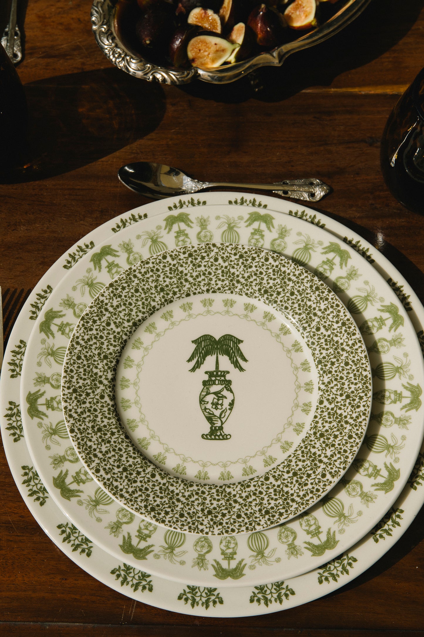 Palma Salad/Dessert Plates | Set of 6 | Emerald