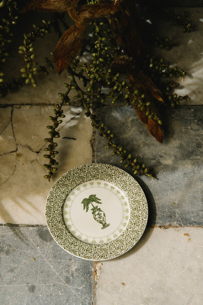 Palma Salad/Dessert Plates | Set of 6 | Emerald