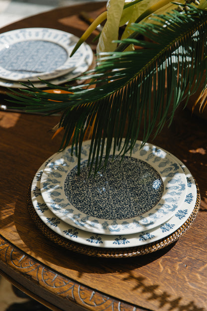 Urna Dinner Plates | Set of 6 | Azure