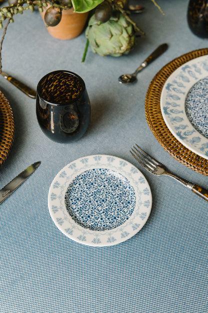 Bougainvillea Bread Plates | Set of 4 | Azure