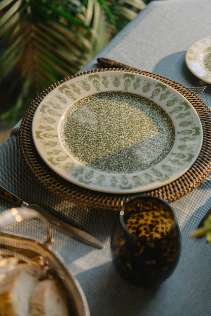 Urna Dinner Plates | Set of 6 | Emerald