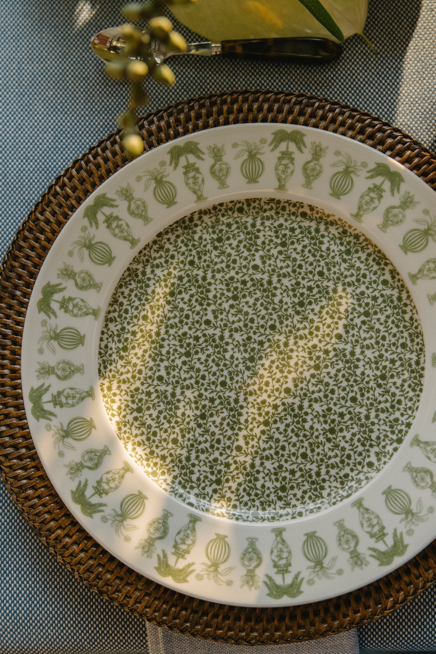 Urna Dinner Plates | Set of 4 | Emerald