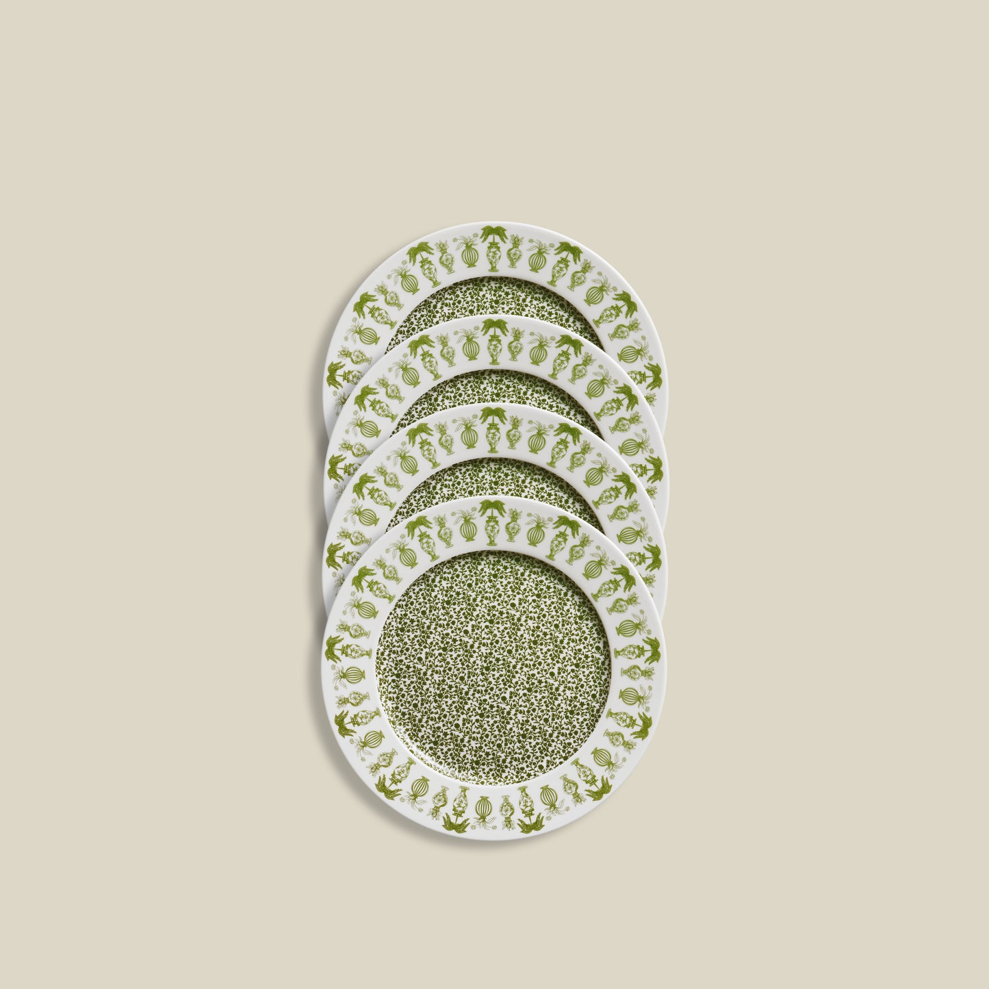 Urna Dinner Plates | Set of 4 | Emerald