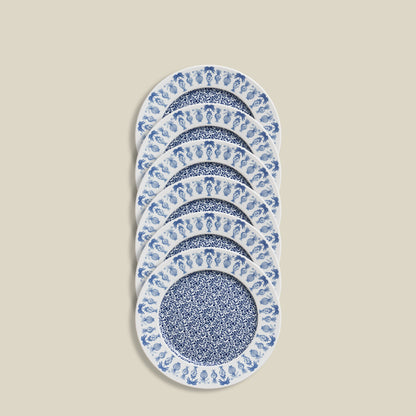 Urna Dinner Plates | Set of 6 | Azure